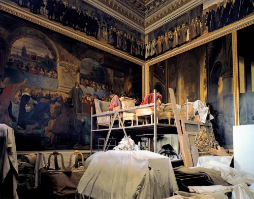 Robert Polidori<p class="titolo-immagine">Salle des états-généraux, (139) CCE.02.071, Corps Central – Aile Gabriel – 1er étage, Château de Versailles, Versailles, France 1985